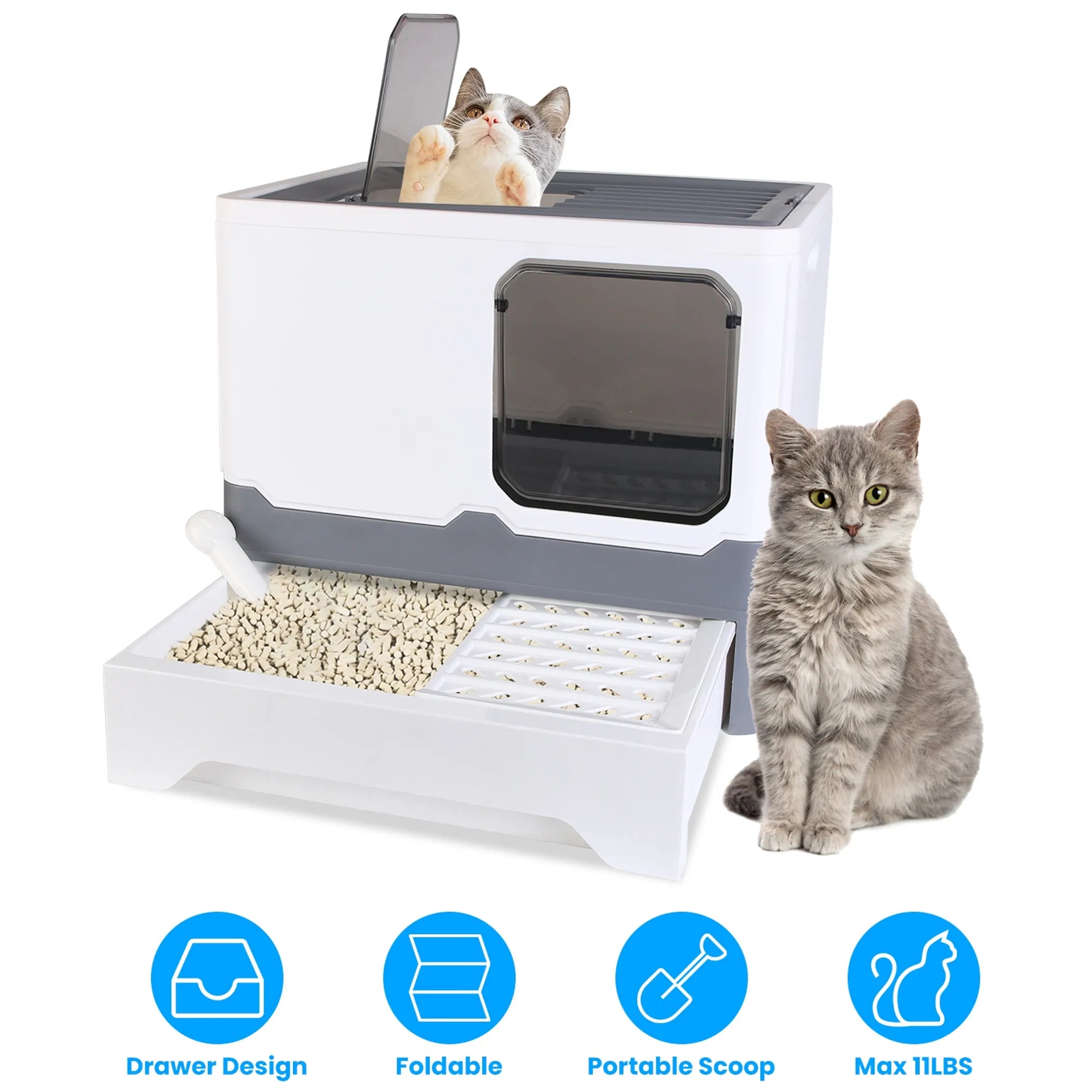 Foldable Cat Litter Box