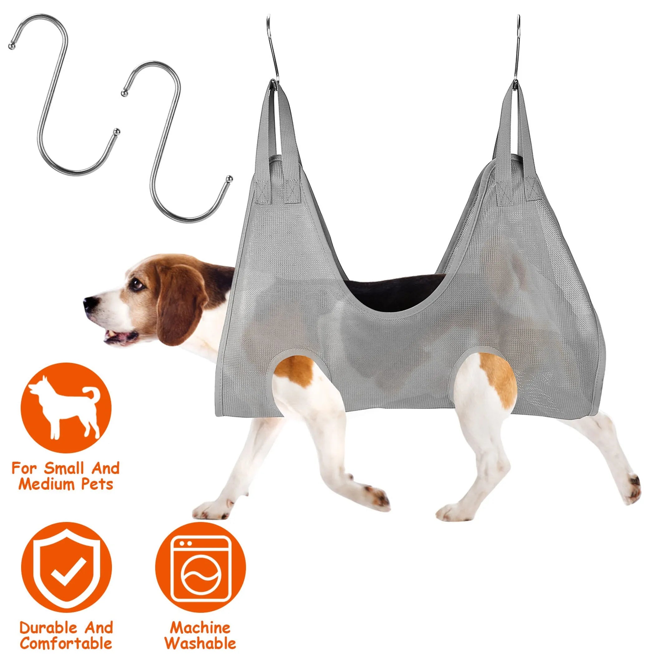 Cat Dog Hammock Helper Pet Grooming Hammock Harness Restraint Bag
